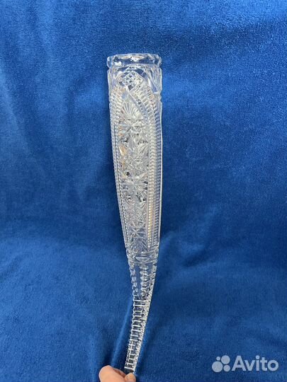 Рог изобилия хрустальный кубок винтаж СССР