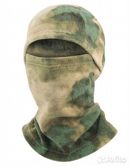 Флисовая балаклава мультикам мох флора
