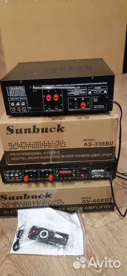 Усилитель Yamaha AX-892, sunbuck AV-608BT