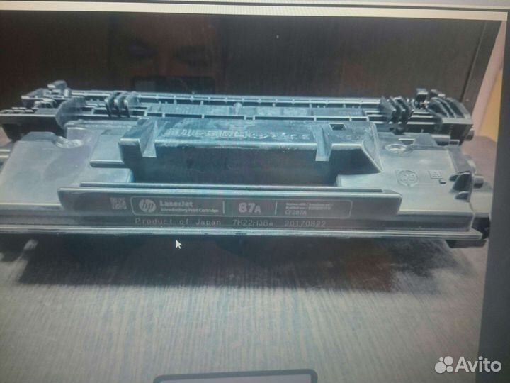 Картридж оригинальный hp cf287a без коробки