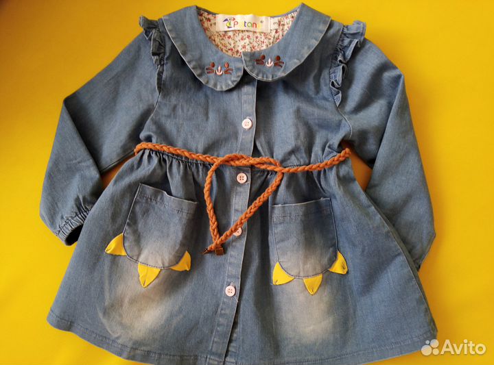 Платье для девочки 74 размер