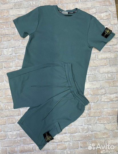 Костюм Stone Island (шорты + футболка)