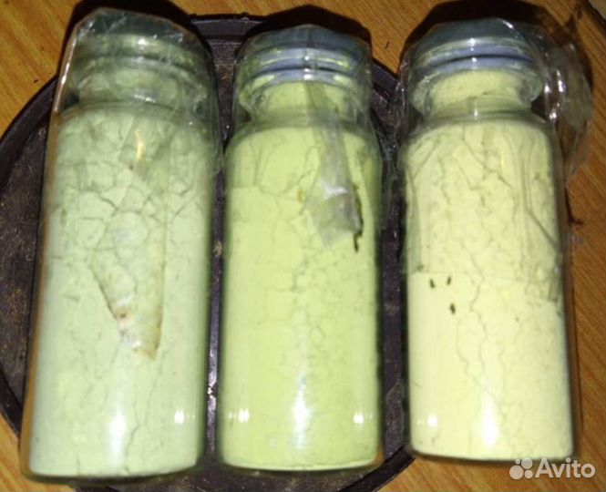 Порошкообразный пигмент Lacufa 2 оттенка зелёного