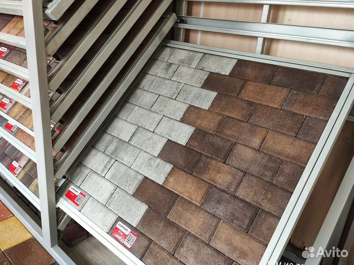 Тротуарная плитка цветная от 120 м2