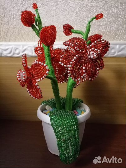 Орхидея ручной работы