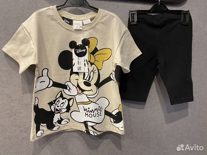 Летний костюм Zara новый 116 для девочек