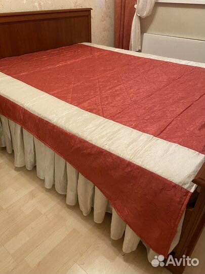 Покрывало сшито на заказ 160-200 +шторы