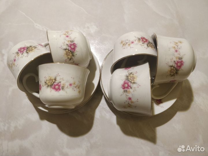 Кофейный сервиз на 6 персон