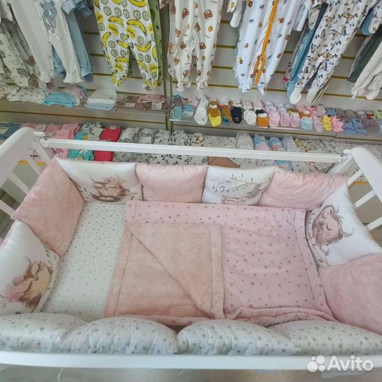 Детский комплект постельного белья из подушечек