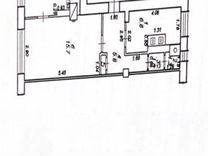 2-к. квартира, 40,1 м², 2/2 эт.