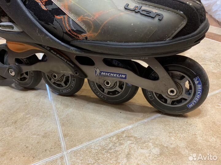 Роликовые коньки мужские 42,5 ролики