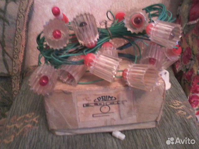 Продаю гирлянду рабочую, фонарики/СССР