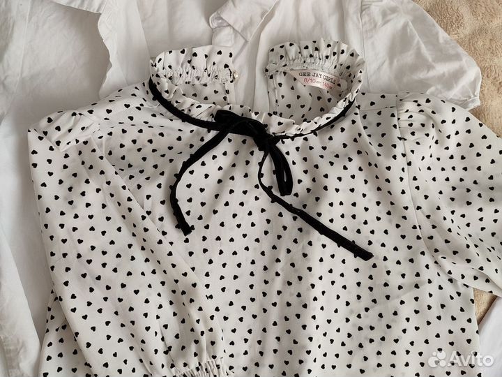 Школьные рубашки для девочек