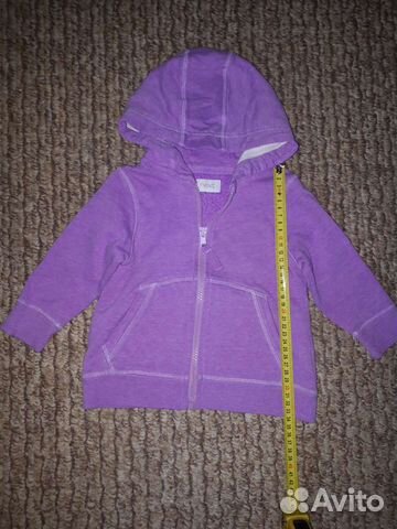 Толстовка 80 рост. 9-12 месяцев