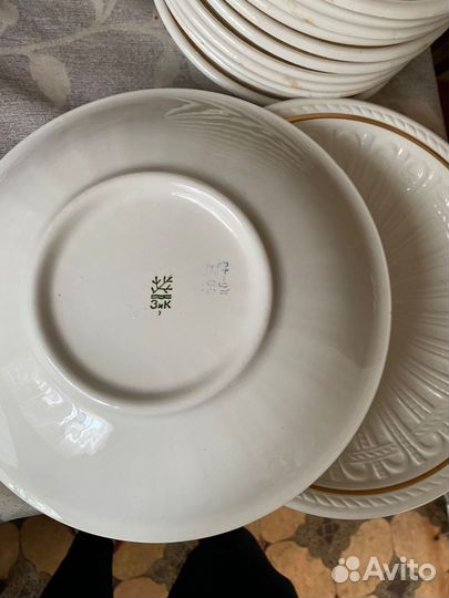 Тарелки рельефные зик конаково СССР