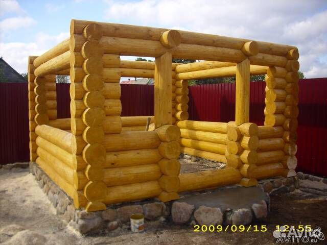 Срубы ручной рубки