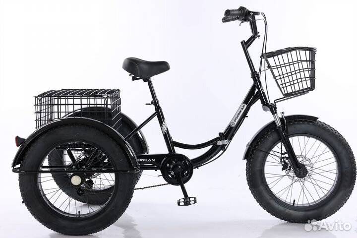 Трехколесный велосипед для взрослых Трицикл Трайк