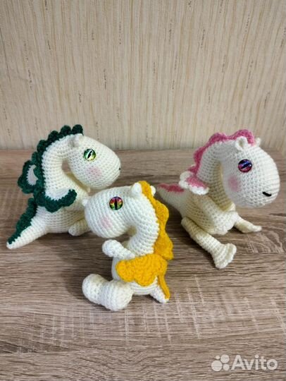 Вязаный дракончик