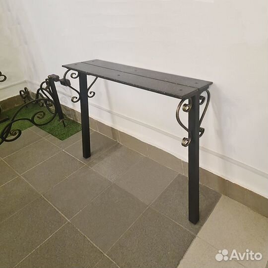 Скамейка на могилу по эскизу 01