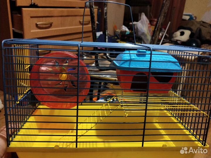 Клетка для грызунов 2 этажная