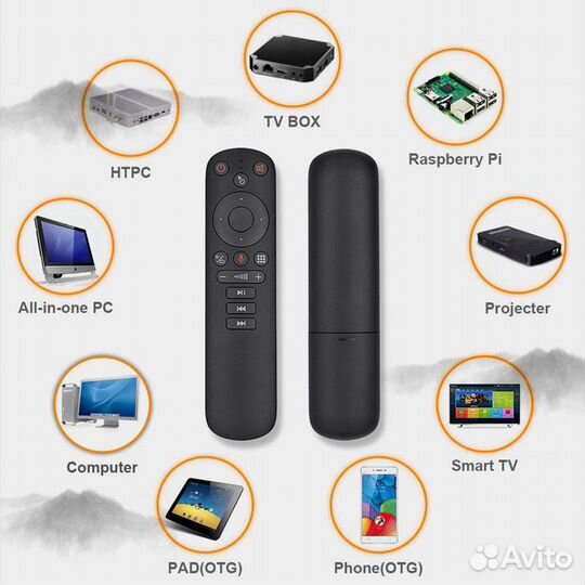 Пульт-аэромышь G50S с гироскопом и микрофоном