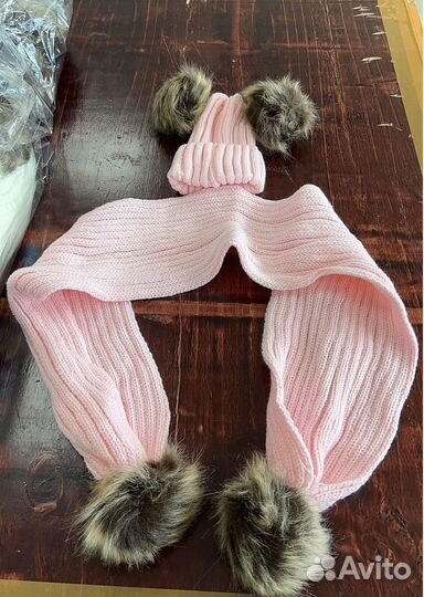 Шапка шарф детские