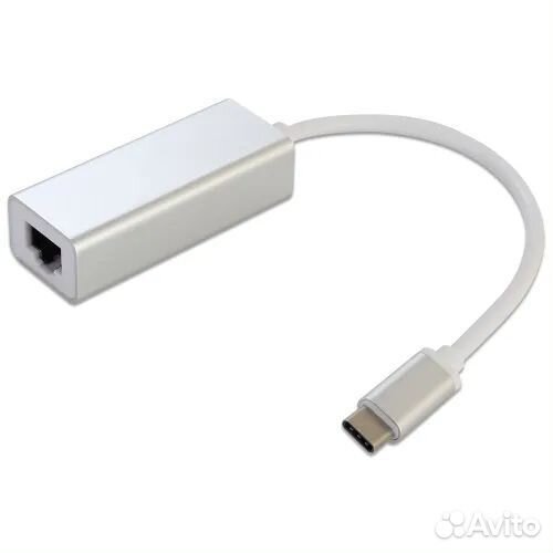 Переходник type C на RJ45 ethernet LAN 1000Mbps