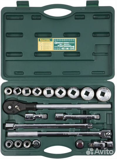 Набор торцевых головок Kraftool 27895-H20 701