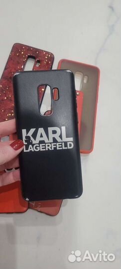 Набор брендированных чехлов на Samsung S9 plus