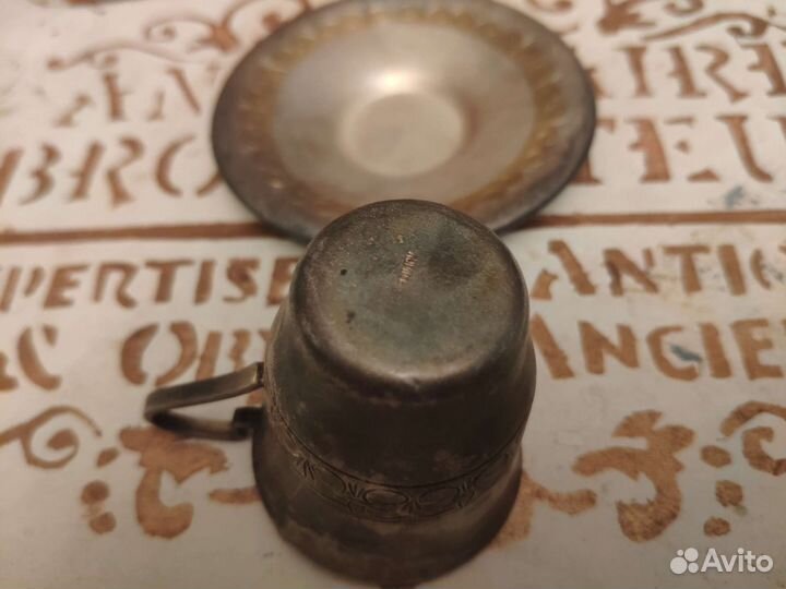 Кофейная пара Мстерский завод Ювелир винтаж