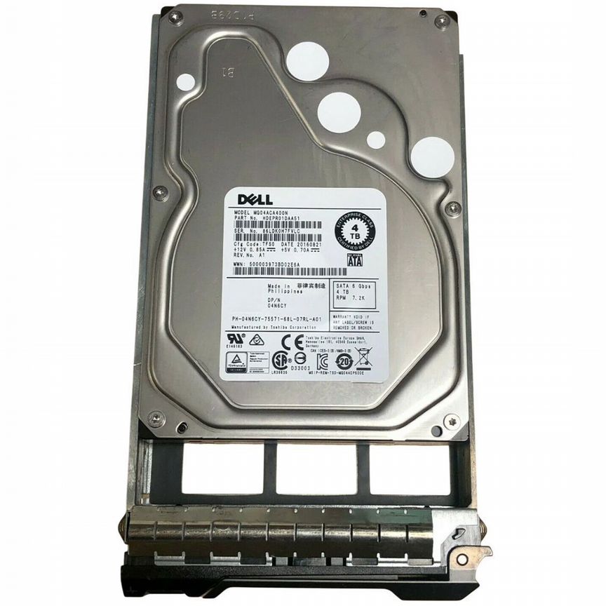 [4N6CY] Жесткий Диск Dell 4tb 7200 Sata3 3,5" Hdd 4n6cy