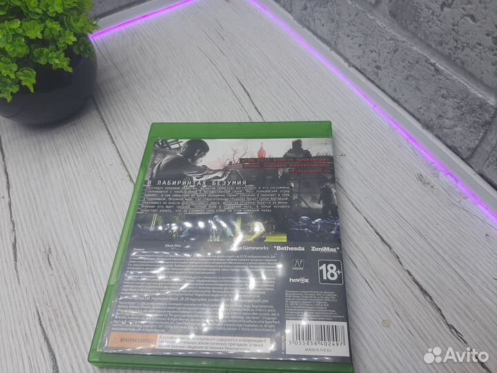К.5625 Диск Xbox ONE The Evil within