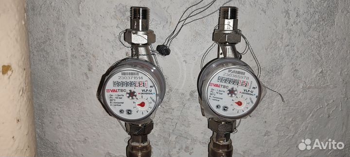 Установка,замена,поверка счётчиков воды и тепла