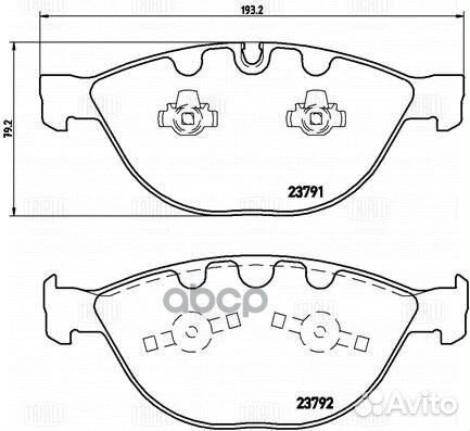 Колодки тормозные BMW M5(E60) /M6(E63) 03- перед