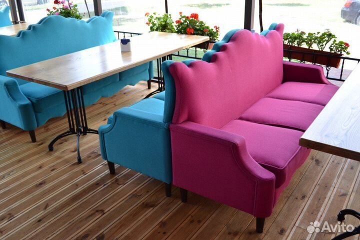 Диван для ресторана от фабрики