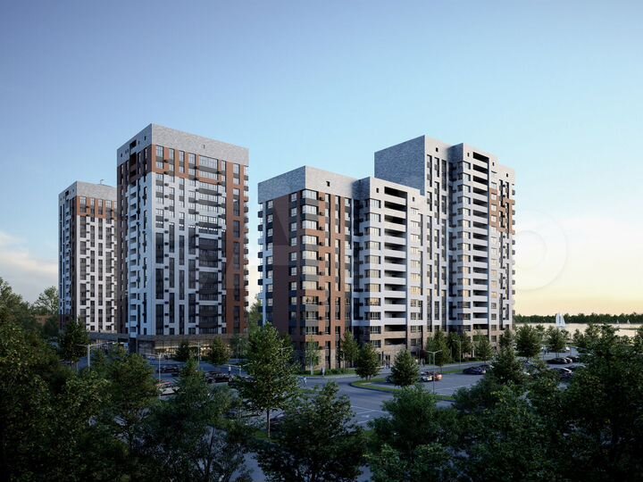 2-к. квартира, 71,1 м², 14/17 эт.