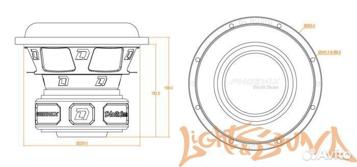 Сабвуфер DL Audio Phoenix Black Bass 10