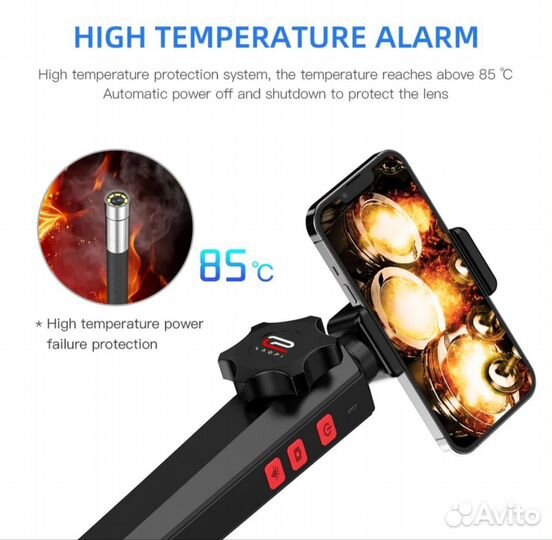 Эндоскоп Wi Fi с артикуляцией 8.5 мм и 6 мм