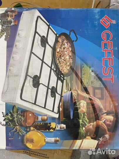 Настольная плита gefest пг 900 газовая