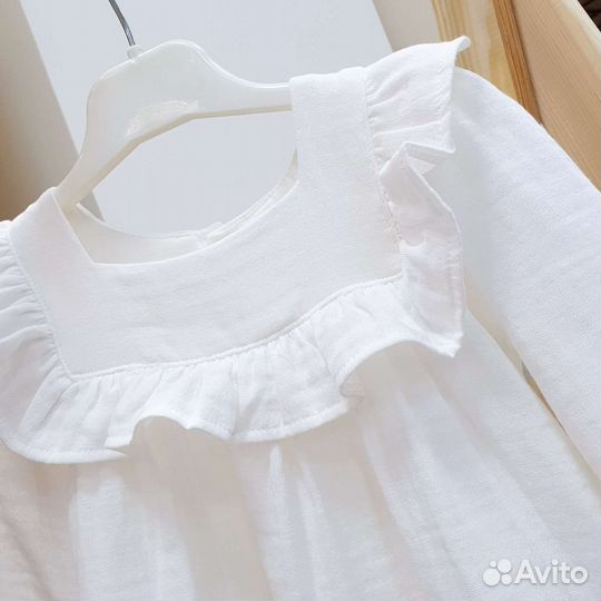 Платье муслиновое, 100% хлопок. Турция