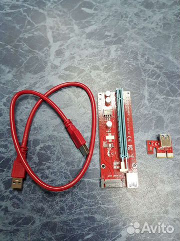 Райзер 1х 16х PCi-E USB 3.0 SATA