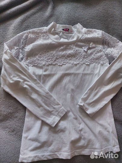 Блузка школьная, 134 см