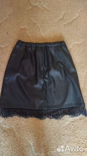 Кожаная юбка