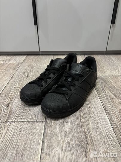 Кроссовки adidas superstar черные