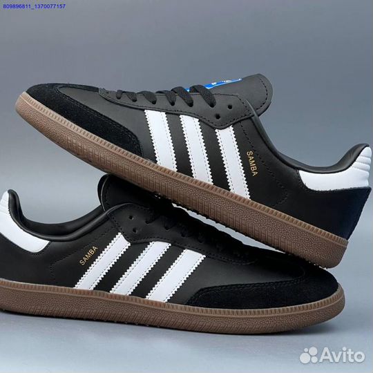 Кроссовки Adidas Samba Black (Арт.60737)