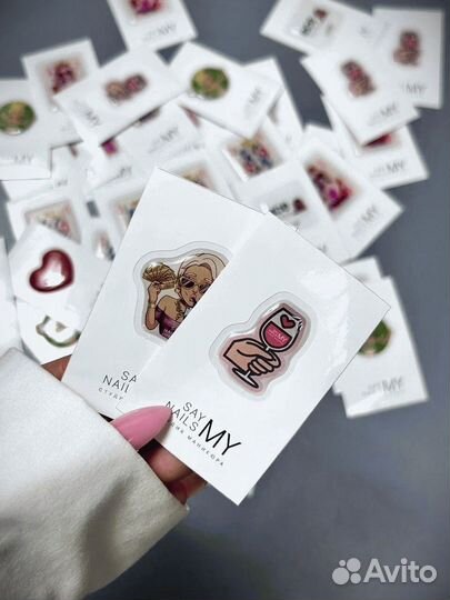 Наклейки фигурные на телефон/ 3D стикеры оптом