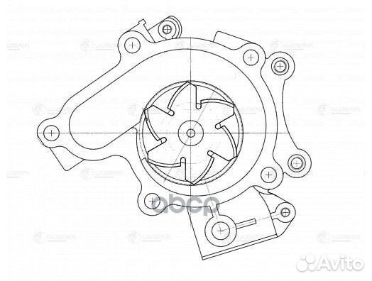 Насос водяной Mazda 323 (98),626 (94) 1.8i,2.0i