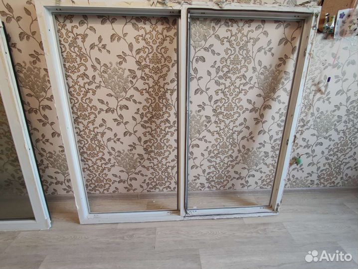 Окна пластиковые бу глухие