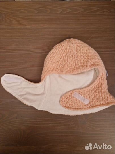 Зимняя шапка шлем skiki 38 40 для девочки