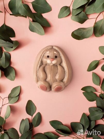 Пасхальный кролик, заяц, мыло ручной работы